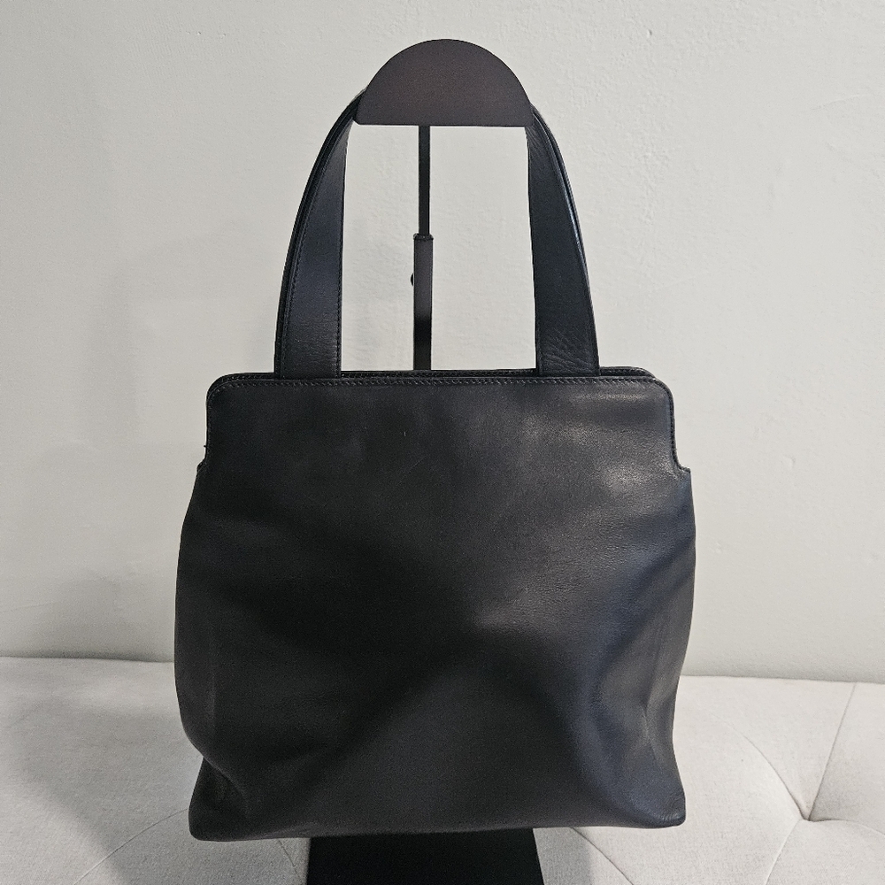 Salvatore Ferragamo Gancini Leather Handbag - Picture 5 of 14